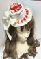 White and Cute? Mini Shortcake Hat