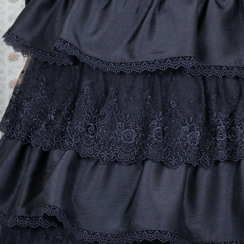 Victorian Nocturne Dress(Blk)