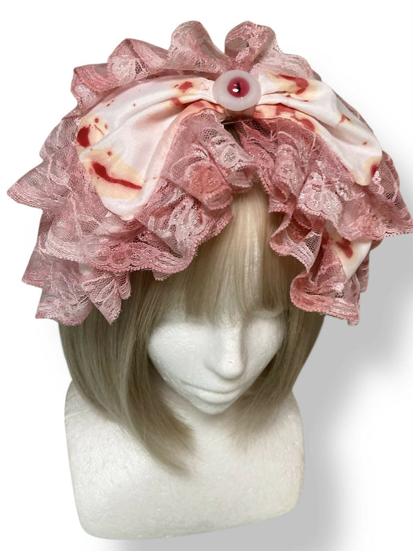 血塗れの眼球レースBIGリボン