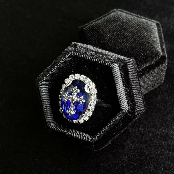 オーバルリング 十字架