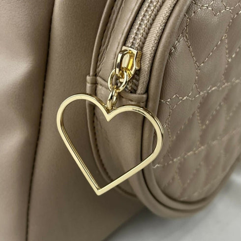 ハート♡を運んでリュック LL-1008 【ブラック ベージュ ラベンダー】