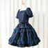 Copy of Noir Rose Jacquard Dress(ネイビー)
