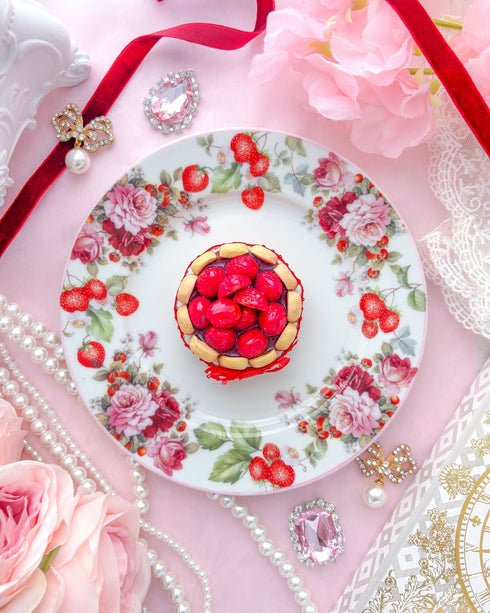Strawberry Rose Plate– 甘くときめく苺とバラのティータイム