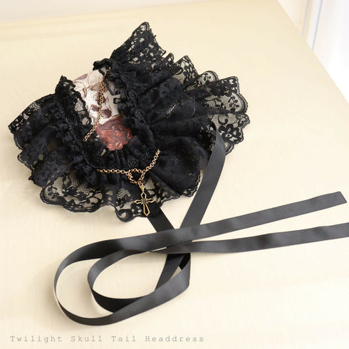 黄昏髑髏の秘密の箱庭ヘッドドレス