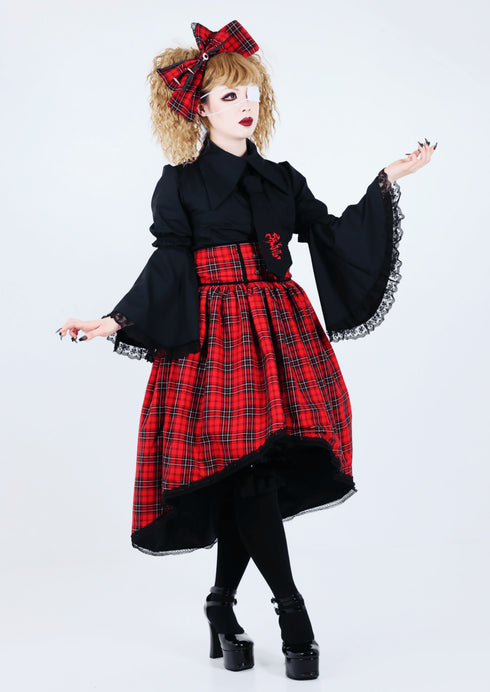 【受注生産】The noble red queenブラウス ver.黒