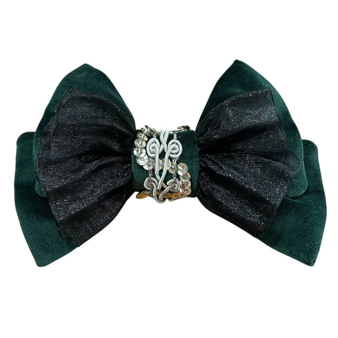 アンティークブレードのボンネット グリーン