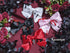 【GLM13】Dripping Ribbon Clip (Black, White, Red) Gothic Lolita Lolita Lolita Halloween