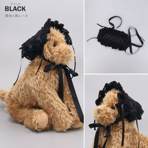 コルセットレース 犬用 ヘッドドレス Corset Lace Lolitails