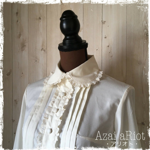 フラットカラー長袖(生成) (1)