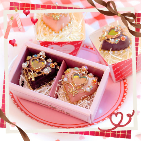 【バレンタイン限定】魔法少女のチョコ&イチゴムースリングセット