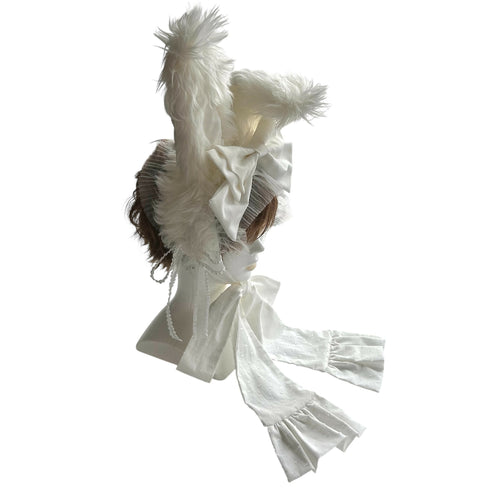 うさぎのヘッドドレス オフホワイト