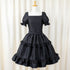 Noir Rose Jacquard Dress(Blk)