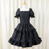 Noir Rose Jacquard Dress(Blk)
