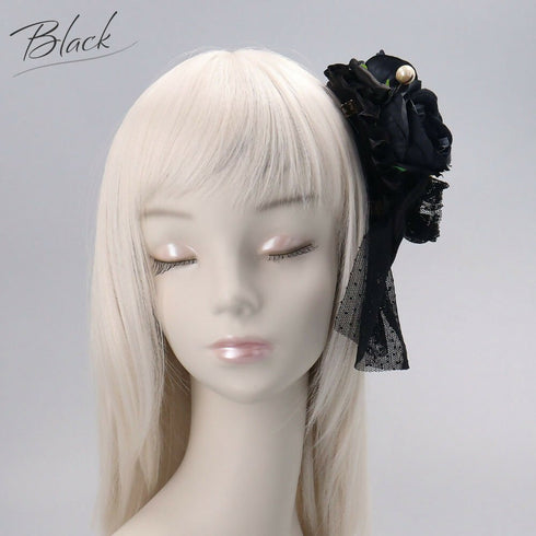 ローズとパール リボン ヘッドドレス Lolitails+