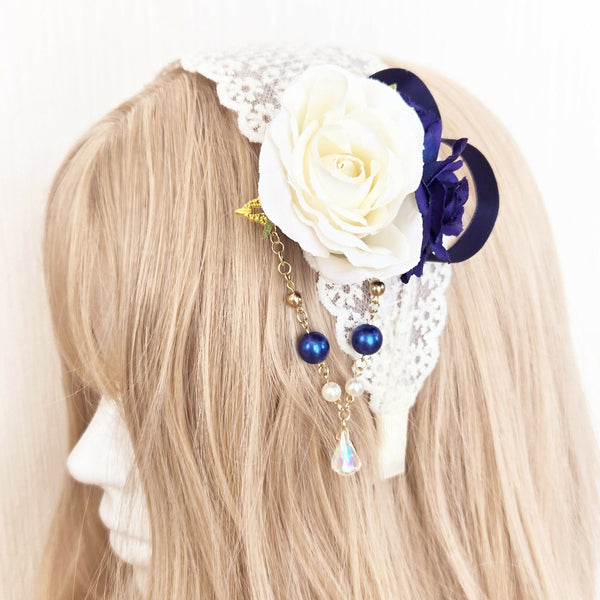 青薔薇のカチューシャ