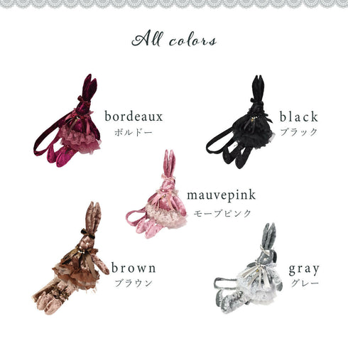 【SALE!】おめかしベロアうさぎショルダー LALUICE 公式