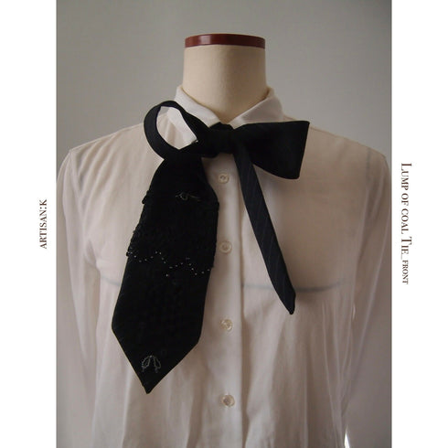 【クリスマス限定】-ˋˏラッピングネクタイ(カラー名:石炭)ˎˊ-