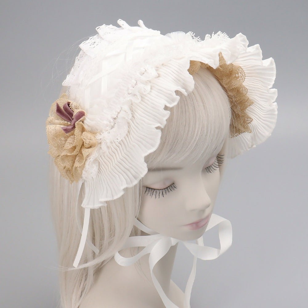 アンティークレース&ローズ ヘッドドレス Lolitails+ – Gothic and