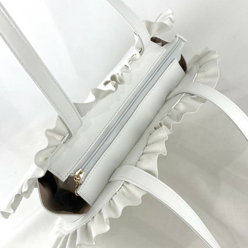 ハートで主役トート LL-1029 【ブラック ホワイト】