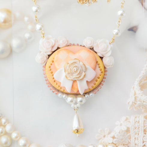 ロマンチックハートのネックレス