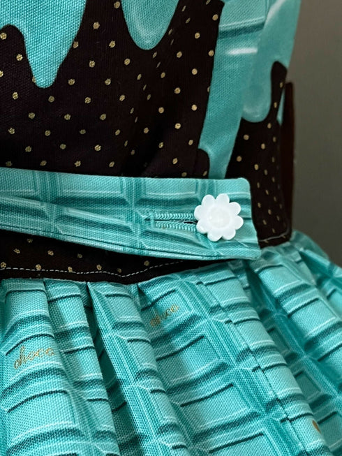 Choco Mint JSK with Ribbon Hair Clip (Not sold separately)