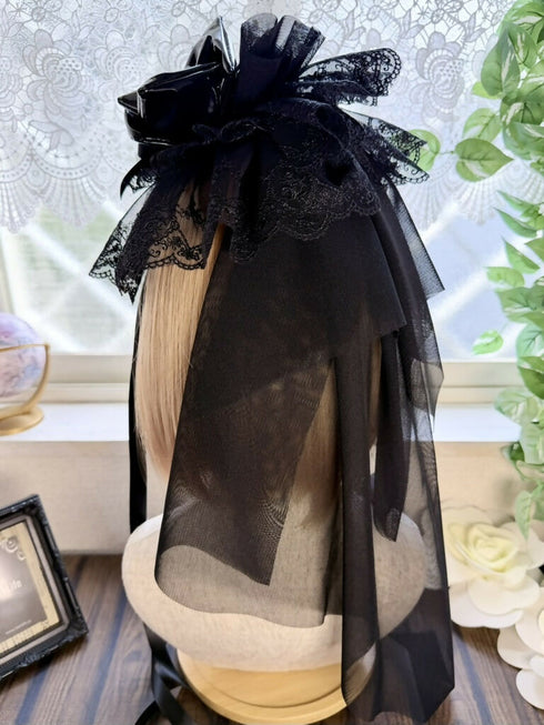 エナメル薔薇 ベール BK