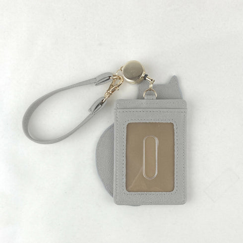 にゃーにゃーパスケース JW-0615 【ブラック/グレー/アイボリー】