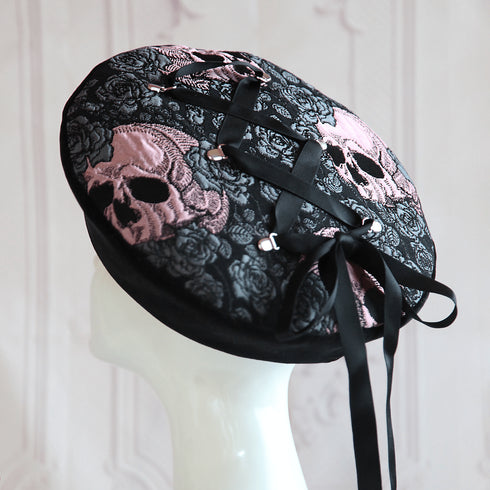 薔薇の眠りベレー{Rose Slumber Beret}全体写真