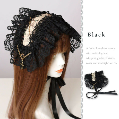 黄昏髑髏の秘密の箱庭ヘッドドレス