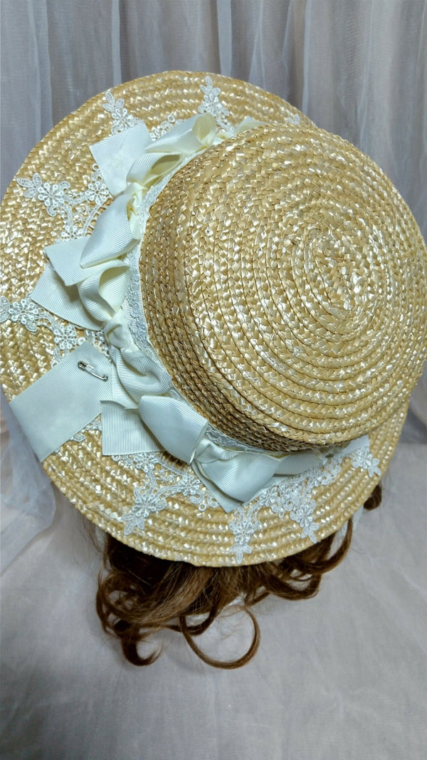 Ribbon Ribbon Straw Hat