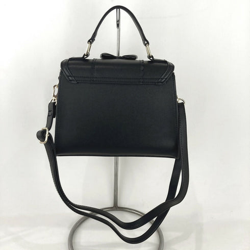 きゅるるんりぼんミニショルダー LL-1028【ブラック アイボリー】