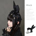 うさ耳カチューシャ うさ耳 ウサギ うさぎ アリス ヘッドドレス 髪飾り ヘアアクセサリー レース リボン ブラック ホワイト