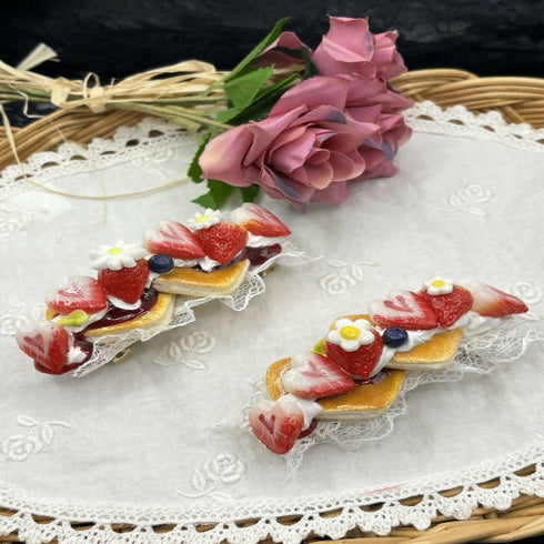 いちごジャムたっぷりのパンケーキバレッタ