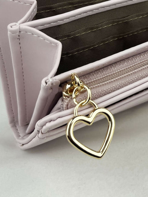 みんなプリンセス長財布 LL-1031 【ブラック ピンク ラベンダー】