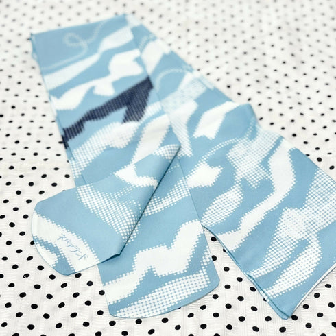 ドットリボンタイツ〈灰〉