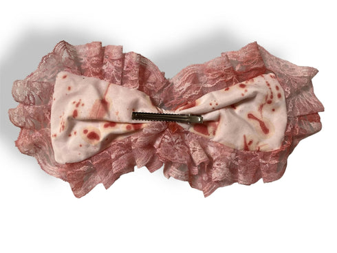 血塗れの眼球レースBIGリボン