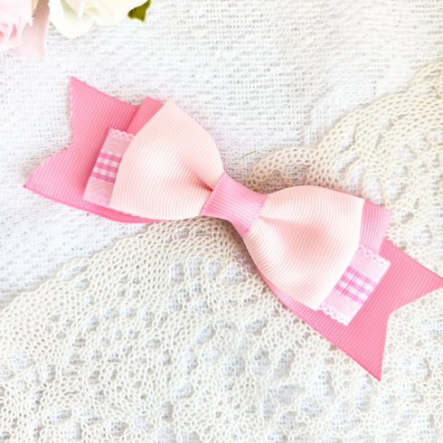 リボンヘアクリップ