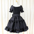 Noir Rose Jacquard Dress(Blk)