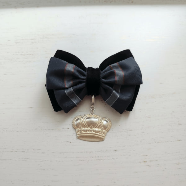 Mayfair Regimental リボンブローチ ブラック