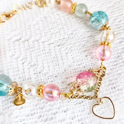 ハートのブレスレット