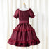 Noir Rose Jacquard Dress(ボルドー)