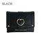 Dreams Come True Clasp Fold Wallet LL-1013 【Black Pink Lavender】