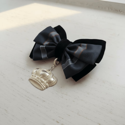 Mayfair Regimental リボンブローチ ブラック