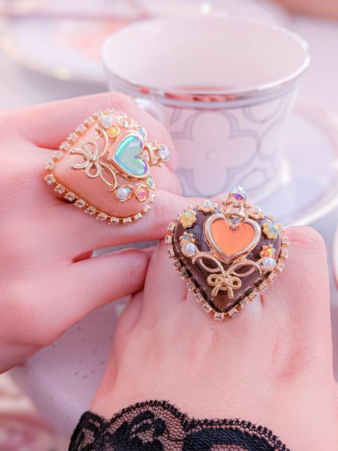 【バレンタイン限定】魔法少女のチョコ&イチゴムースリングセット