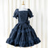 Copy of Noir Rose Jacquard Dress(ネイビー)