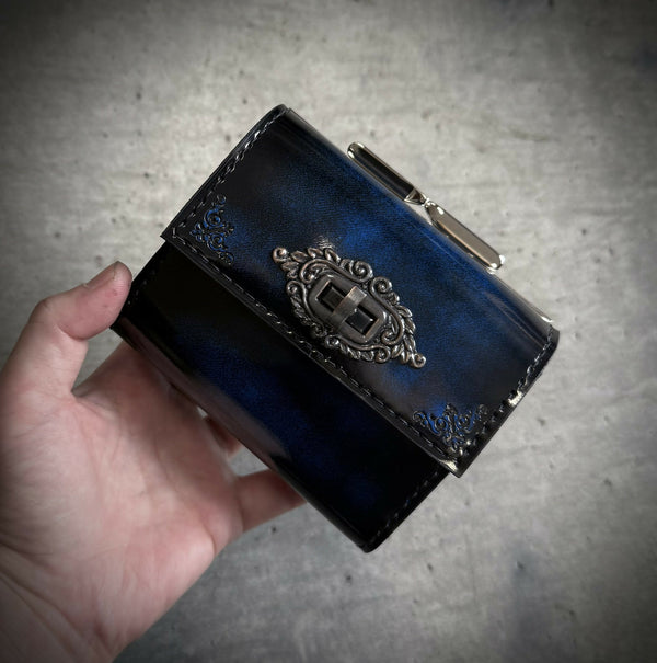 【即納】Lily-リリィ‐ミニ財布 ブルー