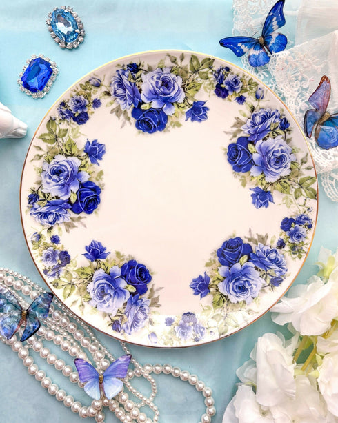 Dream-fulfilling Blue Rose Tea Set