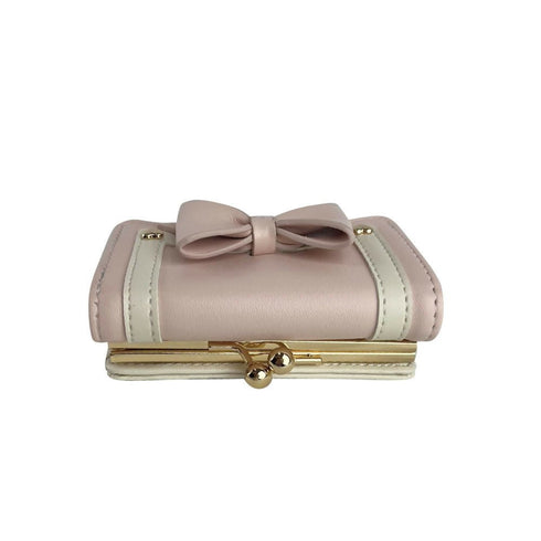 Dreamy Cute♡ Sailor Clasp Fold Wallet LL-1026 【Baby Pink Sax Blue】