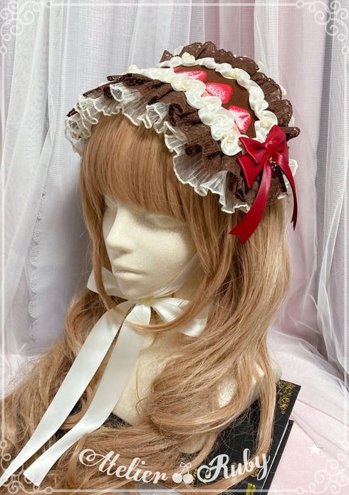 ショートケーキのヘッドドレス