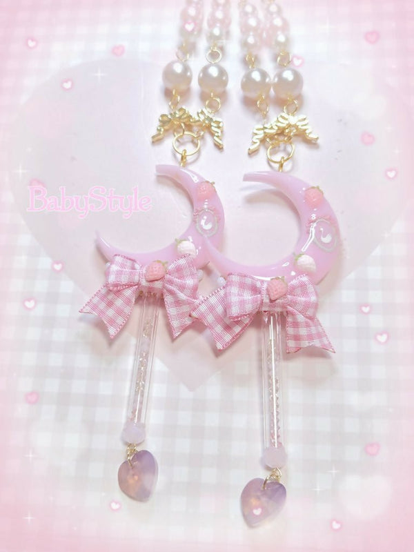 StrawberryMoonステッキペンダント